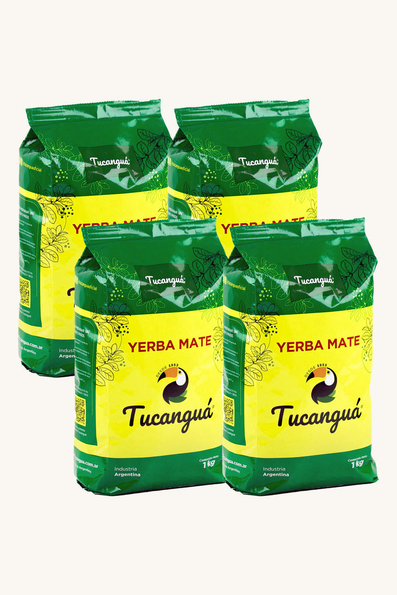 Pack 4 Kg Yerba Mate Tucanguá Tradicional